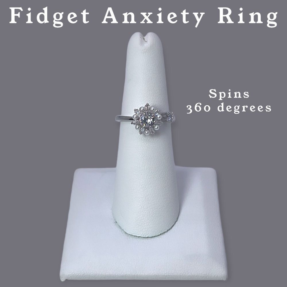 NWT Wool + Pepper Co. Spinning Fidget Anxiety Ring